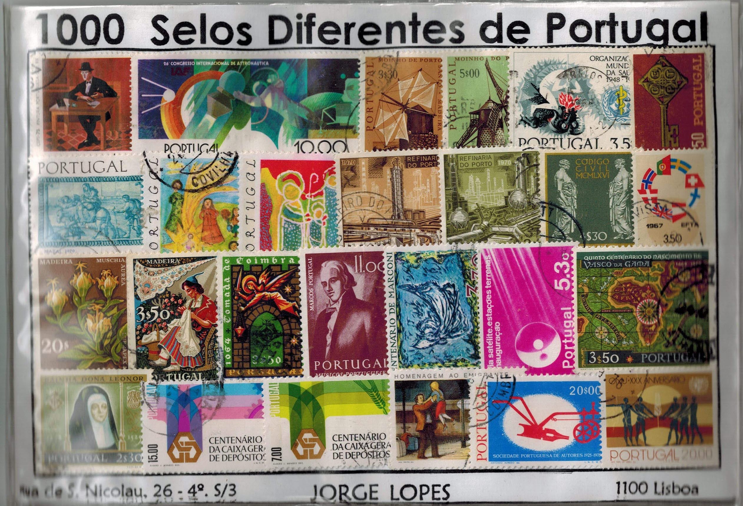 PORTUGAL PORTUGAL 1000 Selos Diferentes